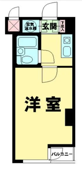道玄坂ビルの基準階図面