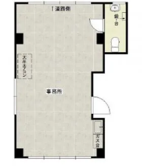 葵ビルの基準階図面