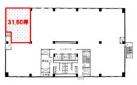 広小路本町ビルの基準階図面