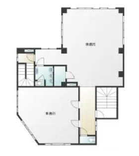 城田ビルの基準階図面