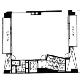 中川ビルの基準階図面