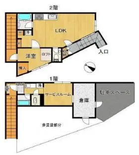 西麻布2丁目ビルの基準階図面