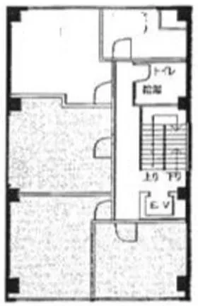 高谷銀座ビルの基準階図面