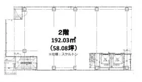 アソルティ渋谷ビルの基準階図面