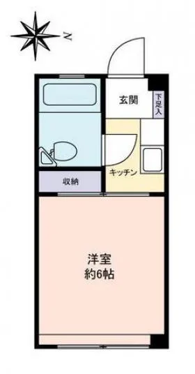 白鳳レヂディンスビルの基準階図面