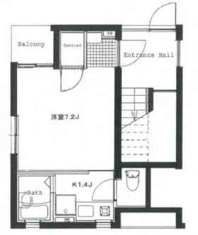 コムステア白金台の基準階図面