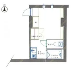 COMFOURTISビルの基準階図面