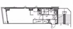 House虹色ビルの基準階図面
