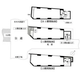 遊和神楽坂ビルの基準階図面