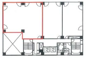 パストラルビルN8ビルの基準階図面