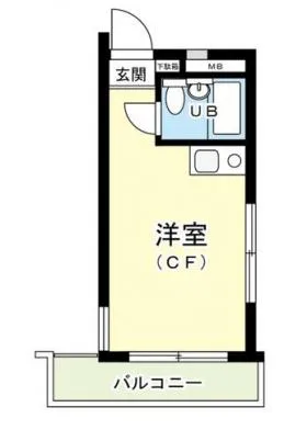 カステイル渋谷ビルの基準階図面