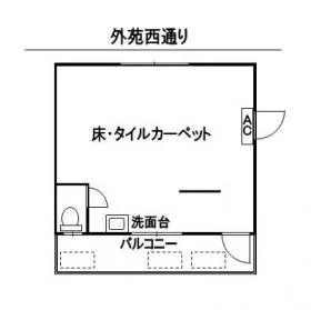 村上ビルの基準階図面