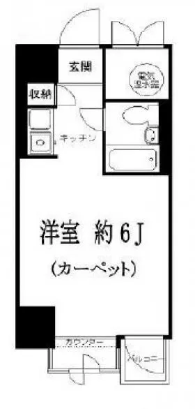 乃木坂リリエンハイムの基準階図面