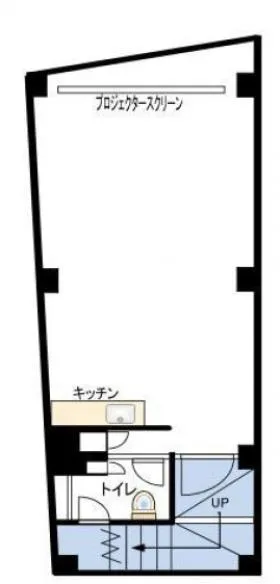 四谷エコビルの基準階図面