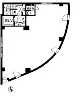 KUビルの基準階図面