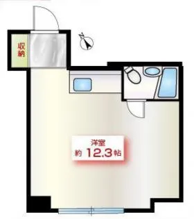 コープ浜松町ビルの基準階図面