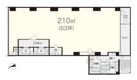 NT虎ノ門ビルの基準階図面