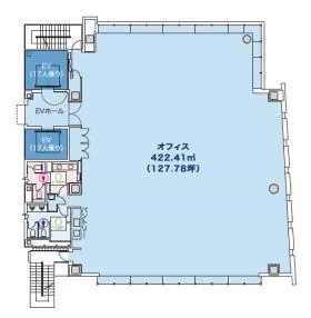 半蔵門PREX Southの基準階図面