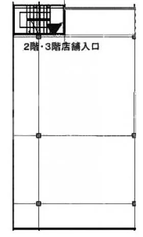 (仮称)フィル・パーク浜松町ビルの基準階図面