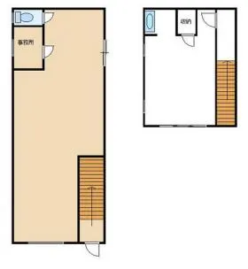 しまやビルの基準階図面