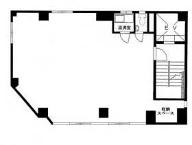 大井寿ビルの基準階図面