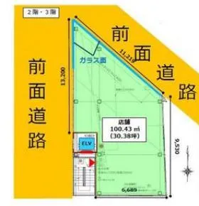 仮称)フィル・パーク雑色の基準階図面