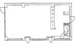 ファルファー原宿ビルの基準階図面