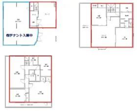 仮称)代官山戸建てビルの基準階図面