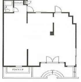 VILLA CATTLEYAビルの基準階図面