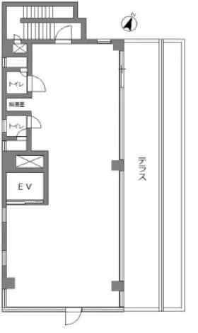 ホクシンビルの基準階図面