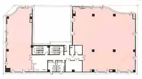 三井住友銀行五反田ビルの基準階図面