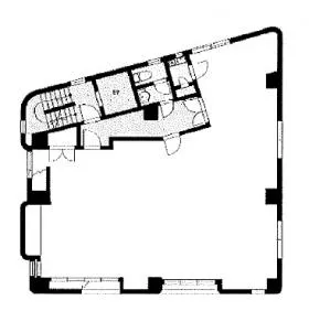 山松ビルの基準階図面