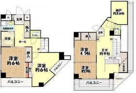サワダビルの基準階図面