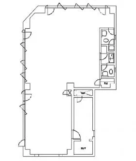 中沢建物新橋ビルの基準階図面