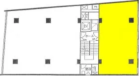 東都赤坂ビルの基準階図面