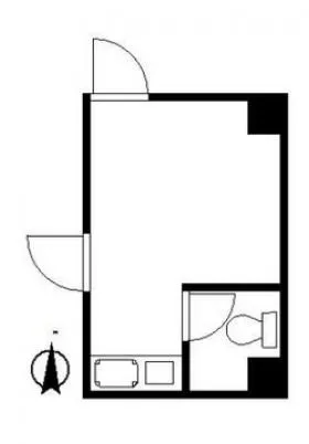 目白金井ビルの基準階図面