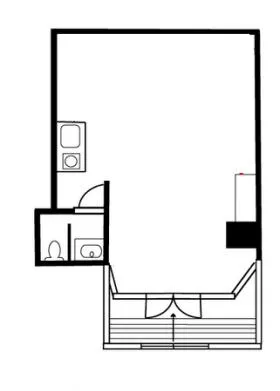 カワノビルの基準階図面