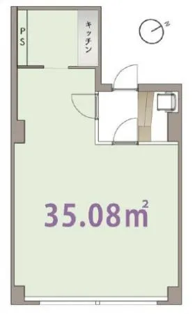 有楽町かどやビルの基準階図面