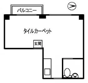 フクダビルの基準階図面