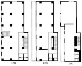 森田ビルの基準階図面