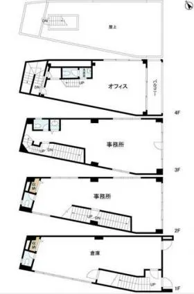ウォッチビルの基準階図面
