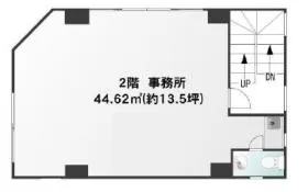 田辺ビルの基準階図面