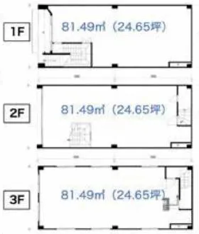 NK新宿第2ビルの基準階図面