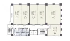 六本松SKビルの基準階図面