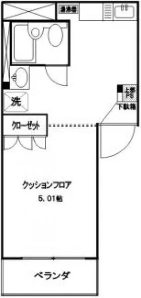 ドミール青山ビルの基準階図面