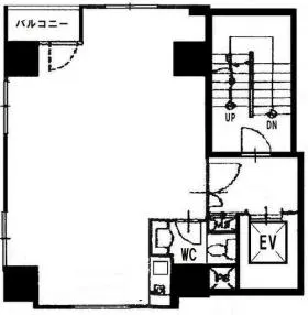 ユービス渋谷道玄坂ビルの基準階図面