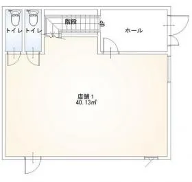 REB南青山ビルの基準階図面