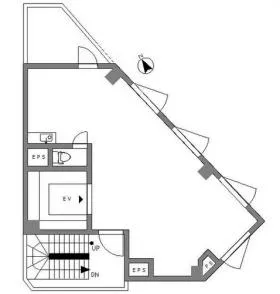ISOLETTAビルの基準階図面