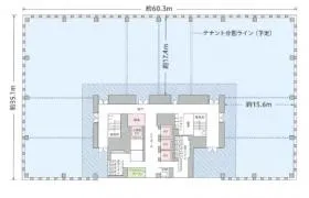 ViNA GARDENSビルの基準階図面