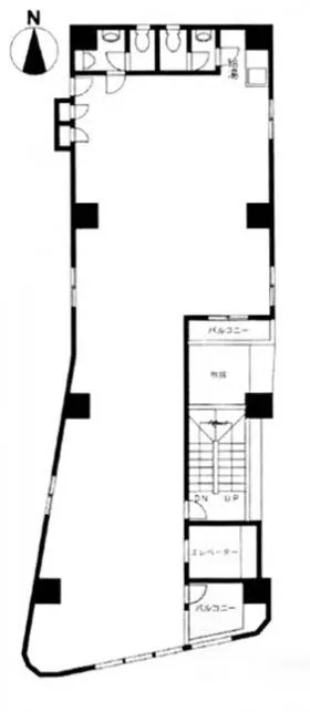NCO神田小川町ビルの基準階図面
